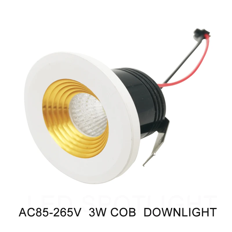 Mini COB Led Downlight 3W Cabinet Lamps Ceiling Spot Light With LED Driver White Warm White AC85-265V Round Recessed Exhibition
Mini COB Led Downlight 3W Cabinet Lamps Ceiling Spot Light With LED Driver White Warm White AC85-265V Round Recessed Exhibition