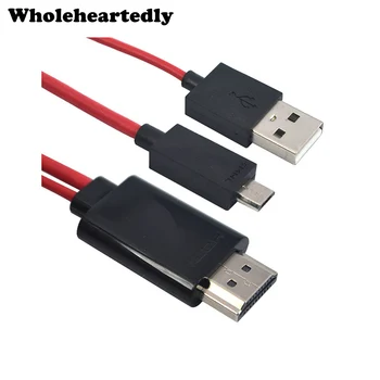 5Pin Micro USB to HDMI Adapter Video HDMI Cable For Samsung Galaxy s2 i9100 i9220 S2 N7000 for HTC one for SONY Xperia
5Pin Micro USB to HDMI Adapter Video HDMI Cable For Samsung Galaxy s2 i9100 i9220 S2 N7000 for HTC one for SONY Xperia