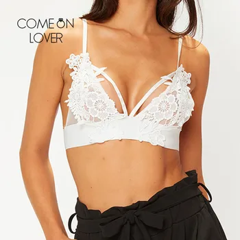 Comeonlover Lace Bralette Bras For Women Plus Size Applique Intimates Lingerie Tops New Arrival Women Lingerie Crop Top RI80513
Comeonlover Lace Bralette Bras For Women Plus Size Applique Intimates Lingerie Tops New Arrival Women Lingerie Crop Top RI80513