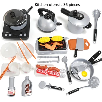 9-36Pcs DIY Kids Kitchen Food Toys Kids House Kitchen Toys Cooking Cookware Children Pretend Play Kitchen Playset
9-36Pcs DIY Kids Kitchen Food Toys Kids House Kitchen Toys Cooking Cookware Children Pretend Play Kitchen Playset
