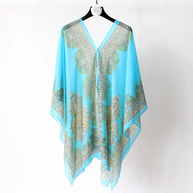 New Chiffon Scarf Shawl Women Summer Poncho Cape Bikini Cover Beachwear Scarf Shawl Lady Sunscreen Scarf Multi-functional Shawl
New Chiffon Scarf Shawl Women Summer Poncho Cape Bikini Cover Beachwear Scarf Shawl Lady Sunscreen Scarf Multi-functional Shawl