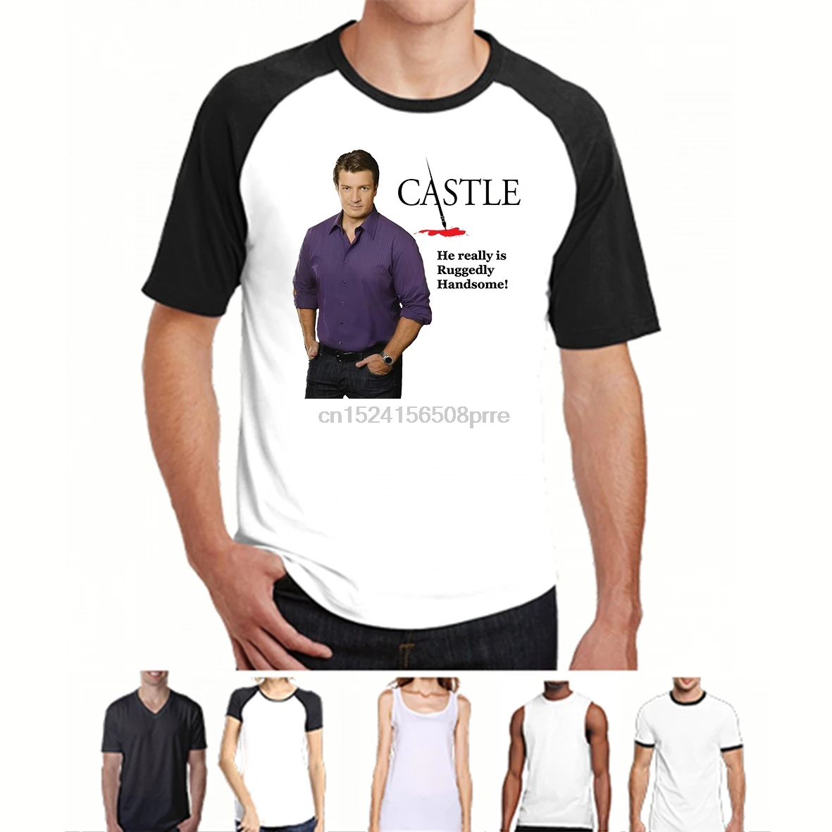 Fashion Cool Men T shirt Women Funny tshirt He Really Is Ruggedly Handsome - Castle Nathan Fillion(1) Customized Printed T-Shirt
Fashion Cool Men T shirt Women Funny tshirt He Really Is Ruggedly Handsome - Castle Nathan Fillion(1) Customized Printed T-Shirt