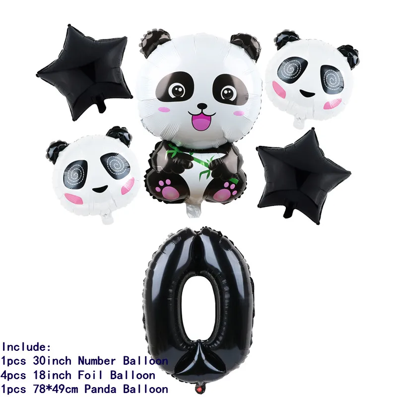 XL Folienballon Verliebter süßer Panda 50x45cm Party Ballon kung fu Panda Disney