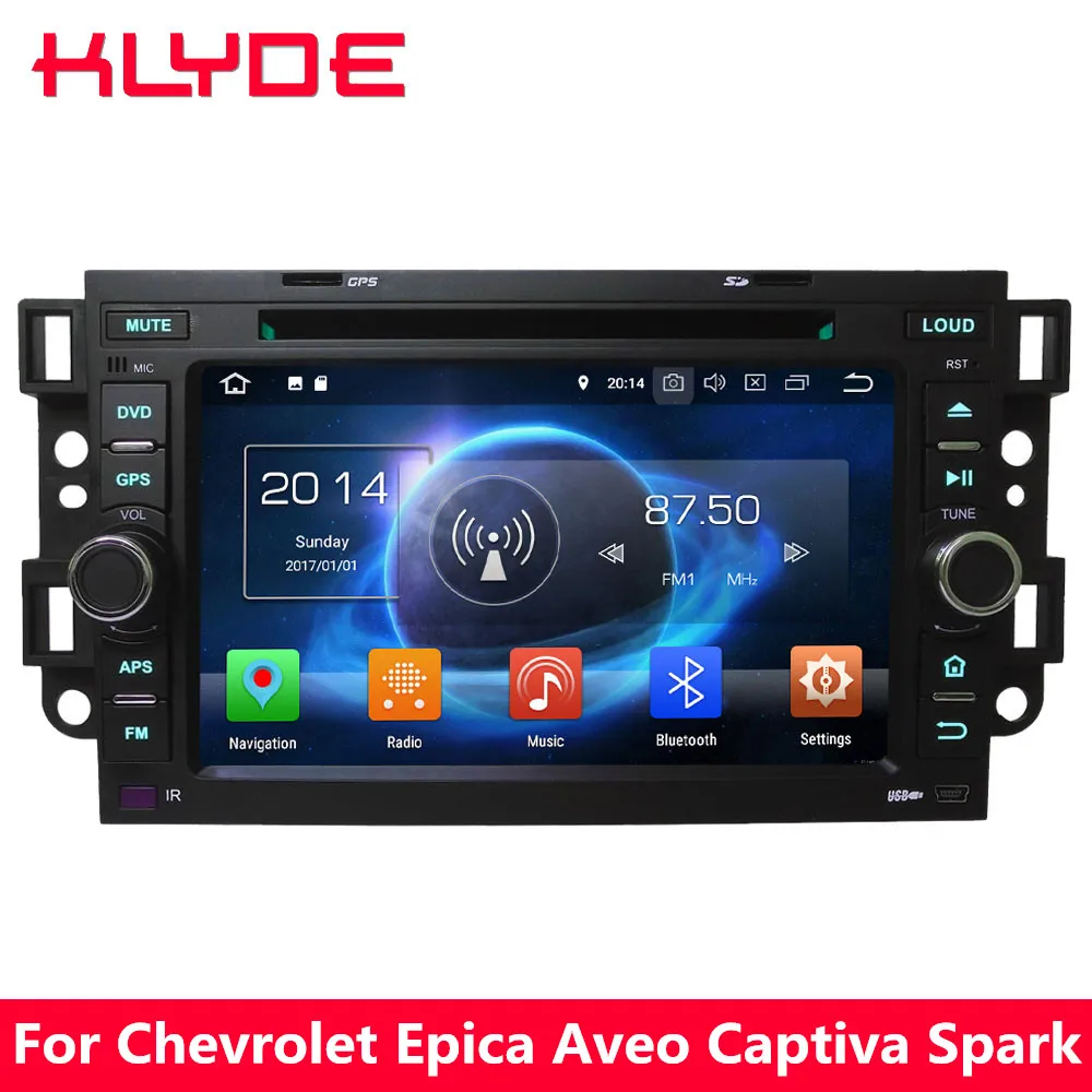 KLYDE 7" 4G WIFI Octa Core Android 8.0 7.1 6.0 4GB RAM Car DVD Player Radio BT For Chevrolet Optra Kalos Aveo T200 Captiva Matiz
KLYDE 7" 4G WIFI Octa Core Android 8.0 7.1 6.0 4GB RAM Car DVD Player Radio BT For Chevrolet Optra Kalos Aveo T200 Captiva Matiz