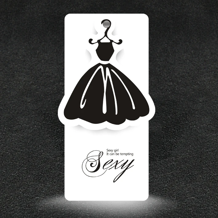 Wholesale Customize Logo Hang tag Garment Label customized shape fashion dress Hang tags die cut hang tags
Wholesale Customize Logo Hang tag Garment Label customized shape fashion dress Hang tags die cut hang tags