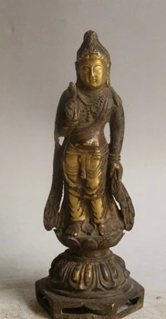 song voge gem S2227 8" China Buddhism Bronze Gild Stand lotus Kwan-yin Guan Yin Boddhisattva Statue
song voge gem S2227 8" China Buddhism Bronze Gild Stand lotus Kwan-yin Guan Yin Boddhisattva Statue
