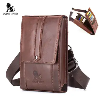 LAOSHIZI LUOSEN Genuine Leather Men Shoulder Bag Small Men Bag Casual Multifunctional Crossbody Bag Men Phone Waist Belt Bag
LAOSHIZI LUOSEN Genuine Leather Men Shoulder Bag Small Men Bag Casual Multifunctional Crossbody Bag Men Phone Waist Belt Bag
