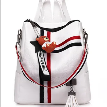 Retro Fashion Zipper Women's Backpack Leather High Quality Bag Female 2018 New Shoulder Bag Youth Bag Leather Tassel Mochilas
Retro Fashion Zipper Women's Backpack Leather High Quality Bag Female 2018 New Shoulder Bag Youth Bag Leather Tassel Mochilas