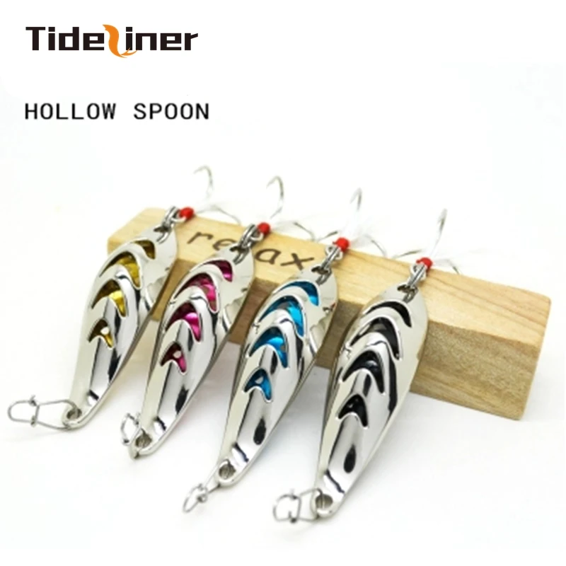 Tideliner spoon fishing lure with hooks 5.2cm 10g hollow Artificial Bait Metal Sequin jigs jigging hard lure fishing bait tools
Tideliner spoon fishing lure with hooks 5.2cm 10g hollow Artificial Bait Metal Sequin jigs jigging hard lure fishing bait tools