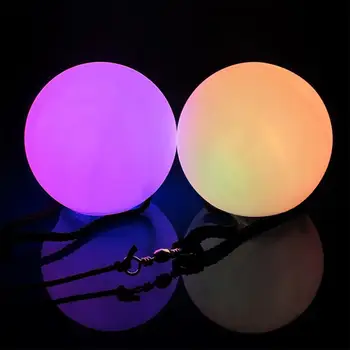 TSLEEN 1 Pair RGB LED Glow POI Thrown Balls Light up For Professional Belly Dance Level Hand Props Stage Waterproof
TSLEEN 1 Pair RGB LED Glow POI Thrown Balls Light up For Professional Belly Dance Level Hand Props Stage Waterproof