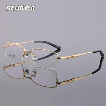 Spectacle Frame Men Eyeglasses Pure Titanium Computer Prescription Optical For Male Clear Lens Glasses Frame Eyewear RS418
Spectacle Frame Men Eyeglasses Pure Titanium Computer Prescription Optical For Male Clear Lens Glasses Frame Eyewear RS418