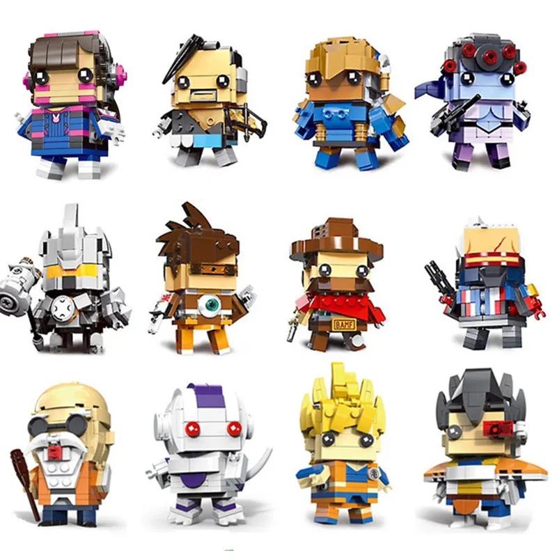 Compatible With Legoing Brickheadz Soldier 76 Genji Widowmaker D.Va Overwatching Dragon Ball Brick Building Blocks Kids Toys
Compatible With Legoing Brickheadz Soldier 76 Genji Widowmaker D.Va Overwatching Dragon Ball Brick Building Blocks Kids Toys