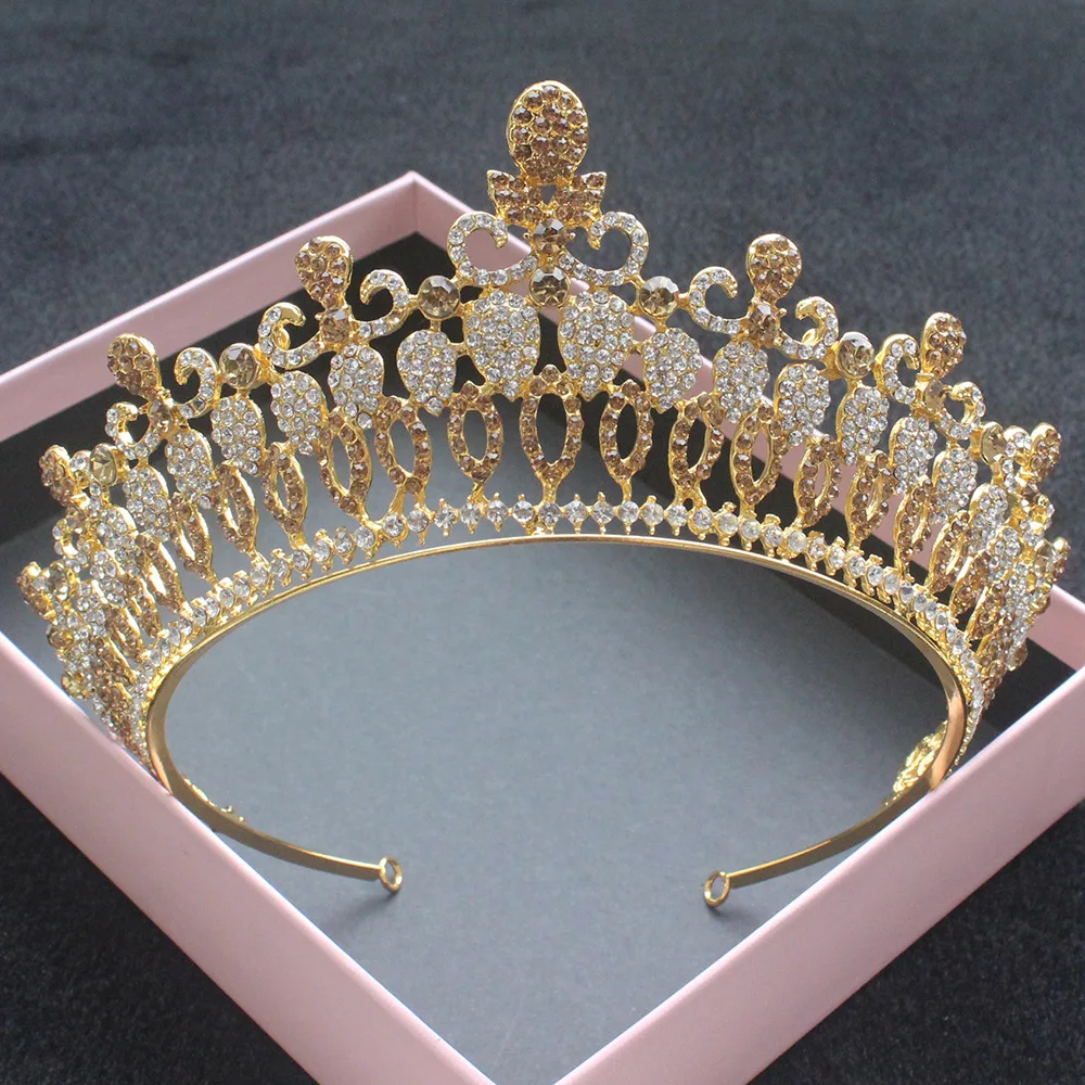 Luxurious Silver Pink Crystal Bridal Tiara Crown for Queen Bride Headdress Big Diadem Prom Wedding Hair Jewelry Accessories
Luxurious Silver Pink Crystal Bridal Tiara Crown for Queen Bride Headdress Big Diadem Prom Wedding Hair Jewelry Accessories