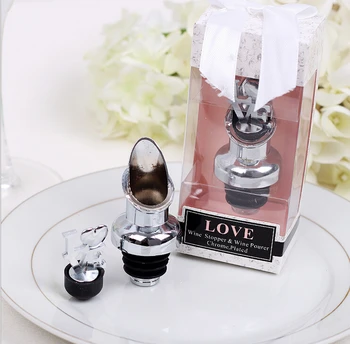 DHL Freeshipping 100pcs Love Chrome Pourer Stopper Wine Bottle Bridal Shower Wedding Favors and gifts
DHL Freeshipping 100pcs Love Chrome Pourer Stopper Wine Bottle Bridal Shower Wedding Favors and gifts