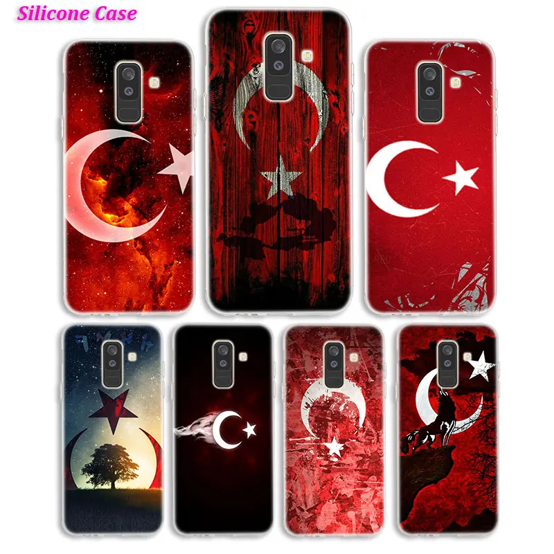 Силиконовый чехол для телефона с турецким флагом Samsung Galaxy A8S A6S A9 A8 Star A7 A6 A5 A3 Plus 2018