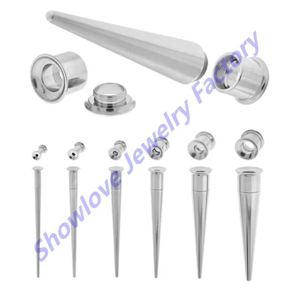 Showlove-6 set/lot Ear Taper Tunnel Gauge Set, 2 in 1 Ear Expander Stretching Kit Piercing Body Jewelry
Showlove-6 set/lot Ear Taper Tunnel Gauge Set, 2 in 1 Ear Expander Stretching Kit Piercing Body Jewelry