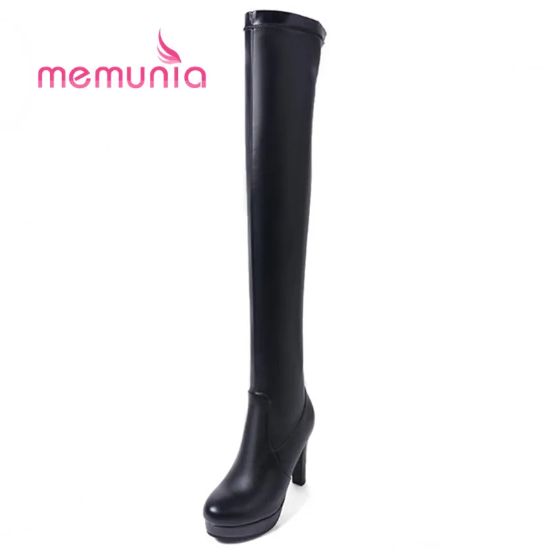 MEMUNIA plus size 34-43 over the knee boots sweet butterfly knot fashion boots extreme high heels new 2018 thigh high boots
MEMUNIA plus size 34-43 over the knee boots sweet butterfly knot fashion boots extreme high heels new 2018 thigh high boots