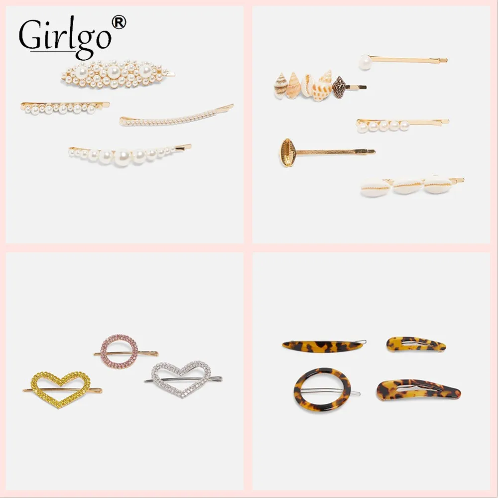 Girlgo ZA Fashion Shell Pearl Beads Barrettes for Women Love Heart Colorful Jewelry Hairgrip Wedding Hair Accessories Wholesale
Girlgo ZA Fashion Shell Pearl Beads Barrettes for Women Love Heart Colorful Jewelry Hairgrip Wedding Hair Accessories Wholesale