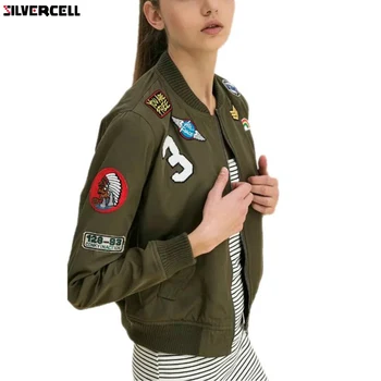 *Fashion Army Green Women Bomber Jackets 2019 Female Coat Flight Suit Casual Print Embroidered Patches Women Jacket Coats*
*Fashion Army Green Women Bomber Jackets 2019 Female Coat Flight Suit Casual Print Embroidered Patches Women Jacket Coats*