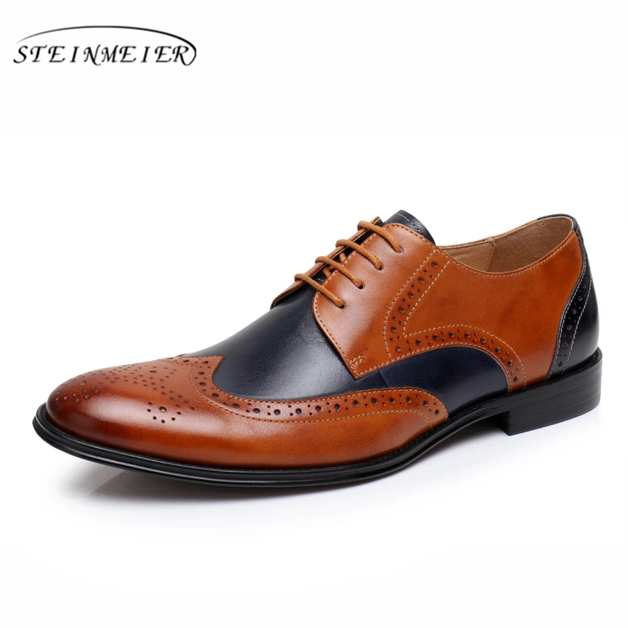 Genuine leather sheepskin brogues yinzo mens flats shoes dress working leather brown blue oxford shoes for men 2018 spring
Genuine leather sheepskin brogues yinzo mens flats shoes dress working leather brown blue oxford shoes for men 2018 spring
