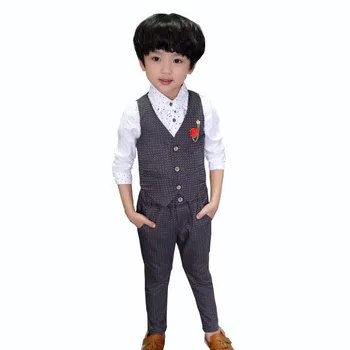 Boys Formal Tuxedos Suit Children Gentleman Clothing Vest+Pants 2 PCS Set Boys Wedding Prom Party Costume 2 3 4 5 6 7 8 9 Years
Boys Formal Tuxedos Suit Children Gentleman Clothing Vest+Pants 2 PCS Set Boys Wedding Prom Party Costume 2 3 4 5 6 7 8 9 Years