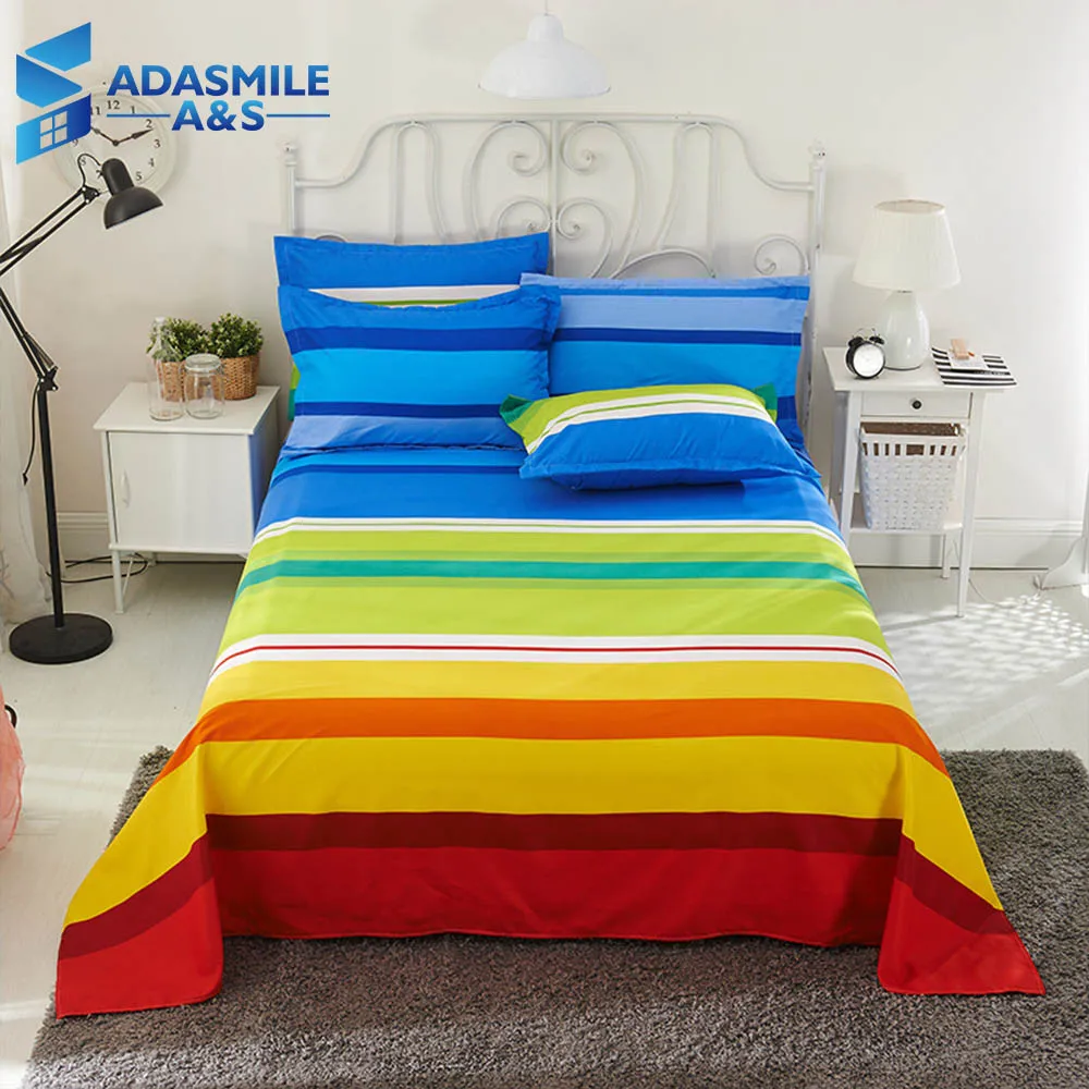 Rainbow Colorful Bed Flat Sheet 100% Polyester Bed Sheet Child Kids Adults Twin Full Queen Bedspread Mattress Protector Cover
Rainbow Colorful Bed Flat Sheet 100% Polyester Bed Sheet Child Kids Adults Twin Full Queen Bedspread Mattress Protector Cover