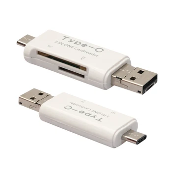 Malloom 2018 3In1 Type C Micro Usb Otg Tf Sd Ms Sdhc Card Reader Usb 3.1 Hub Adapter For Macbook Mac Windows New Fashion 1 Pcs
Malloom 2018 3In1 Type C Micro Usb Otg Tf Sd Ms Sdhc Card Reader Usb 3.1 Hub Adapter For Macbook Mac Windows New Fashion 1 Pcs