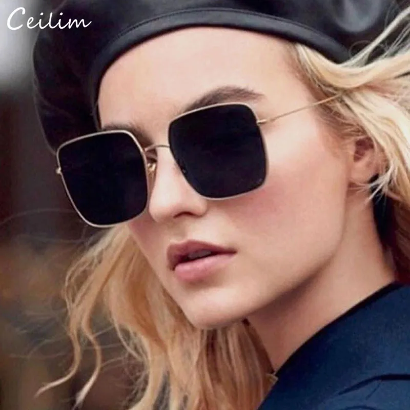2019 New Luxury Square Sunglasses Women Brand Designer Gradient Color Shades Vintage Metal Frame Oversize Sun Glasses UV400
2019 New Luxury Square Sunglasses Women Brand Designer Gradient Color Shades Vintage Metal Frame Oversize Sun Glasses UV400