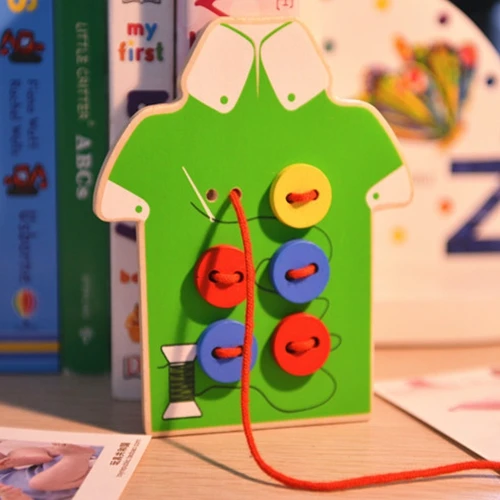 GEEK KING Montessori Wooden baby handmade threading board toy for children's puzzle early education toys free shipping
GEEK KING Montessori Wooden baby handmade threading board toy for children's puzzle early education toys free shipping