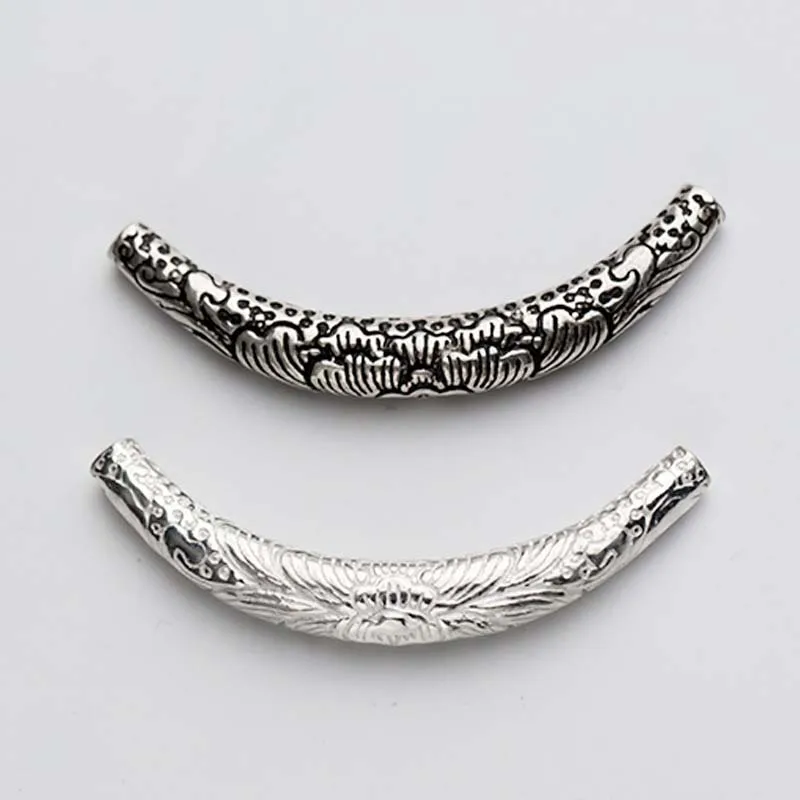 Vintage 100% 925 Sterling Silver Charm Beads 39mm Big Hole Tube Spacer Beads Fit Women Jewelry Making DIY Bracelets Gift Charms
Vintage 100% 925 Sterling Silver Charm Beads 39mm Big Hole Tube Spacer Beads Fit Women Jewelry Making DIY Bracelets Gift Charms