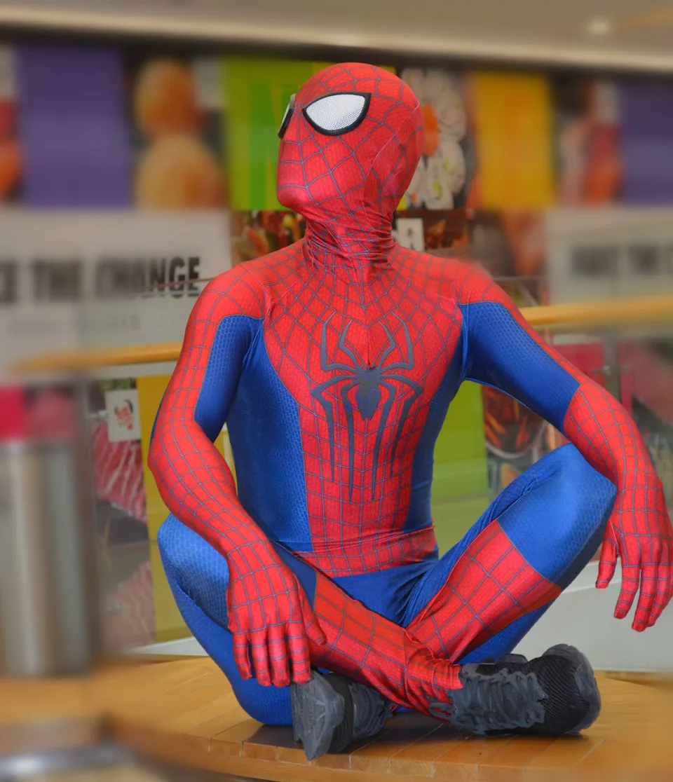 Hot sal The Amazing Spiderman cosplay costume halloween Party Superhero Cosplay zentai bodysuit for Adult/Kids
Hot sal The Amazing Spiderman cosplay costume halloween Party Superhero Cosplay zentai bodysuit for Adult/Kids