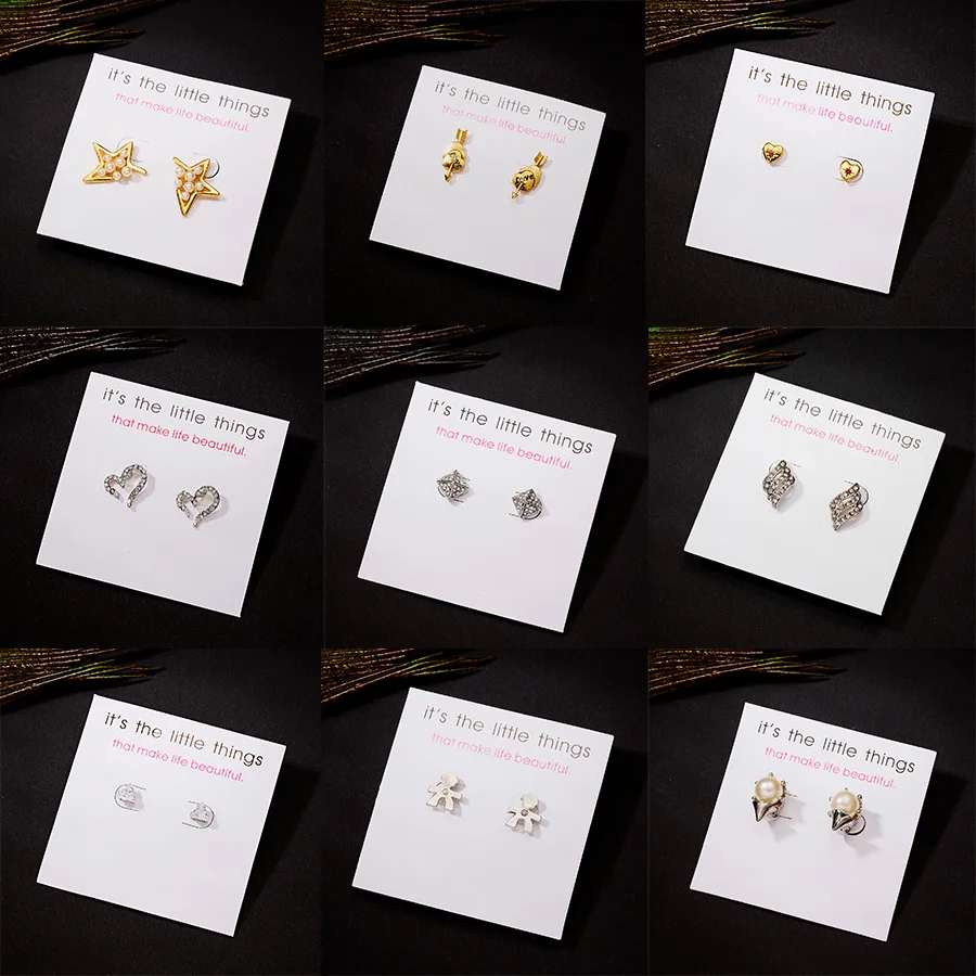 Cute Alloy Stud Earrings for Women Tiny Star Moon Heart Skull Pearl Earrings Minimalist Earrings pendientes mujer Jewelry Gifts
Cute Alloy Stud Earrings for Women Tiny Star Moon Heart Skull Pearl Earrings Minimalist Earrings pendientes mujer Jewelry Gifts