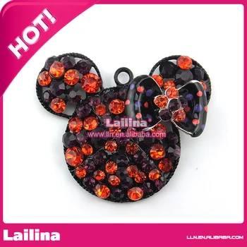 Black bling bow crystal Minne Mouse Necklace pendant wholesale /Rhinestone charm
Black bling bow crystal Minne Mouse Necklace pendant wholesale /Rhinestone charm
