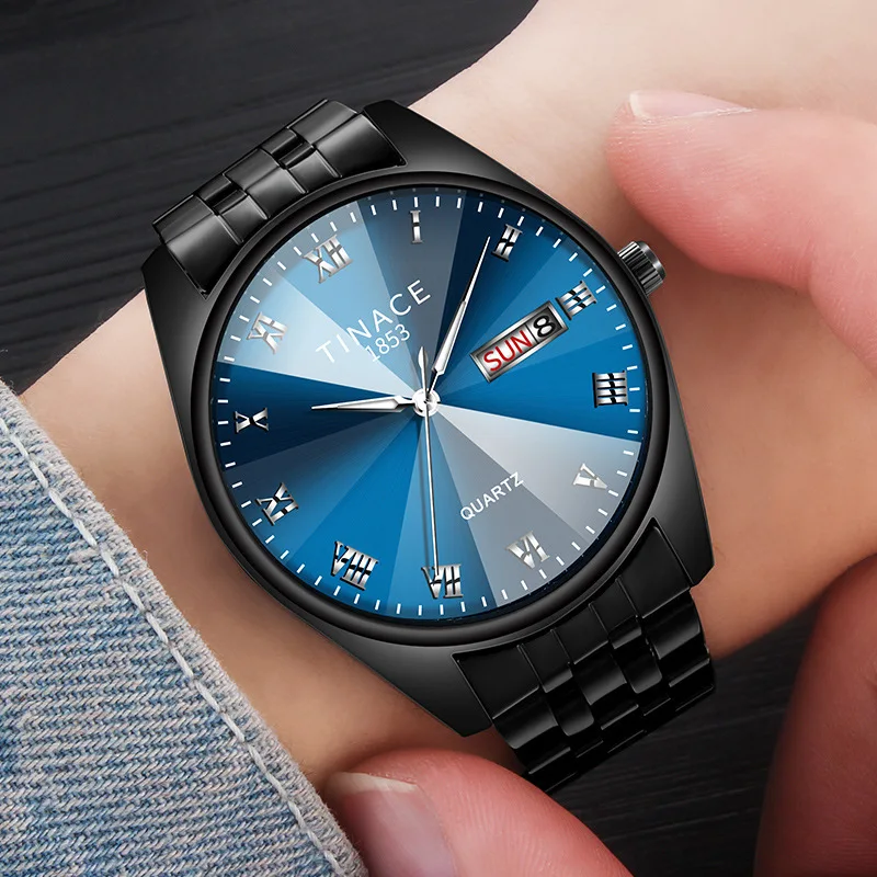 New Style Men Watches Luxury Quartz Wristwatches Steel Multifunction Waterproof Blue Dial Clock Male Relogio Masculino
New Style Men Watches Luxury Quartz Wristwatches Steel Multifunction Waterproof Blue Dial Clock Male Relogio Masculino