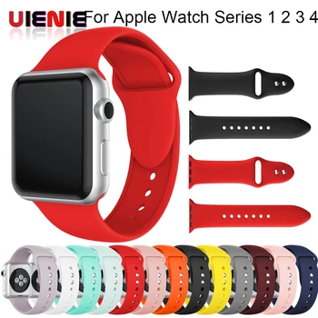 soft Silicone Sports Band for Apple Watch 3 2 1 38MM 42MM Bands Rubber Watchband Strap for Iwatch series 4 40mm 44mm wriststrap
soft Silicone Sports Band for Apple Watch 3 2 1 38MM 42MM Bands Rubber Watchband Strap for Iwatch series 4 40mm 44mm wriststrap