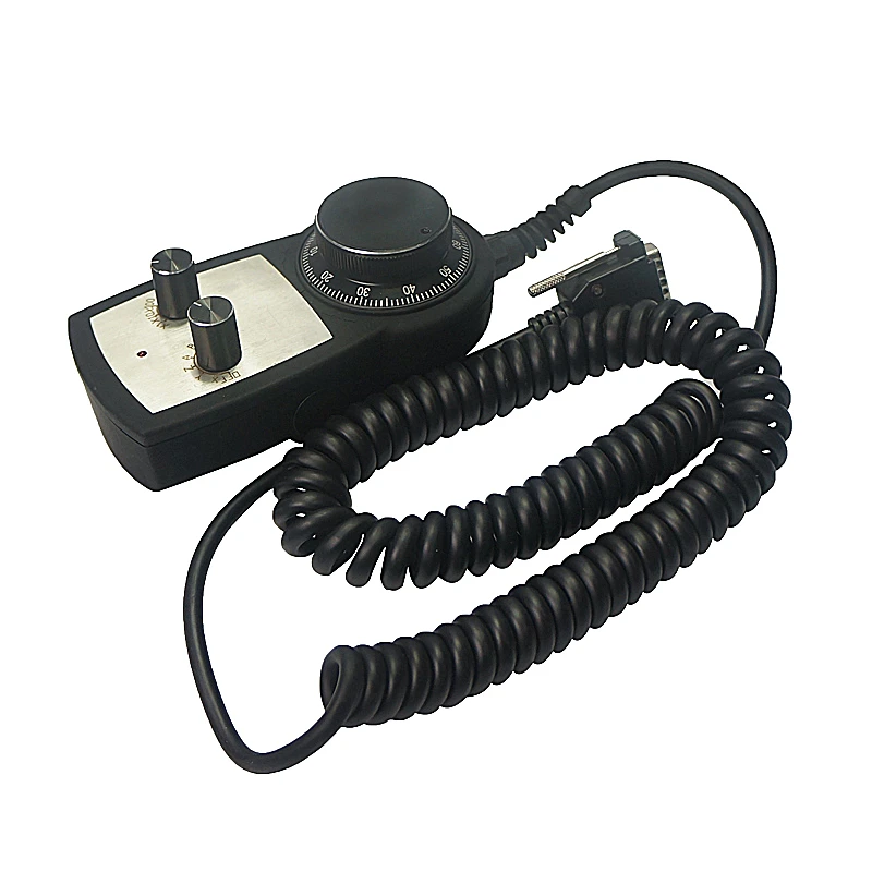 Newest cnc parts control system standard shell manual pulse with emergency stop function
Newest cnc parts control system standard shell manual pulse with emergency stop function