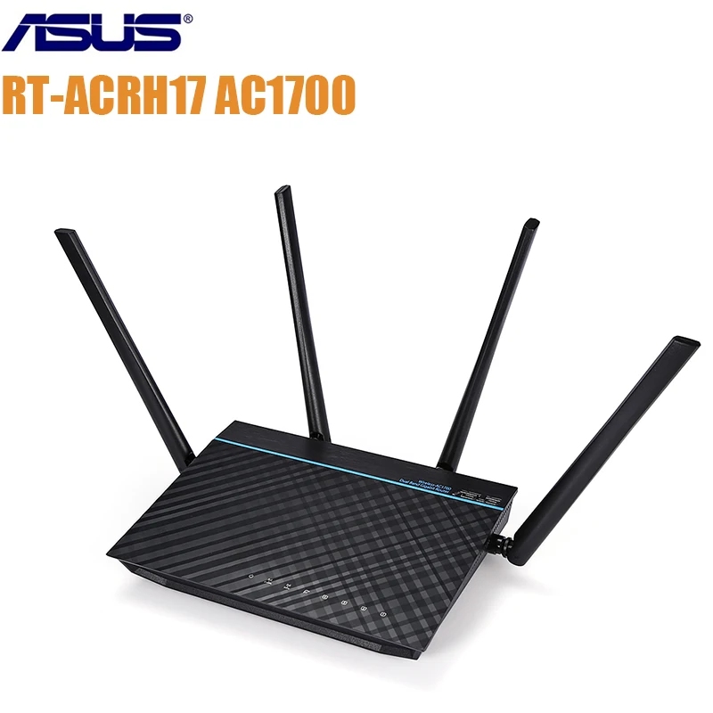 ASUS RT-ACRH17 AC1700 двухдиапазонный гигабит Wi-Fi маршрутизатор с MU-MIMO 1700 Мбит/с