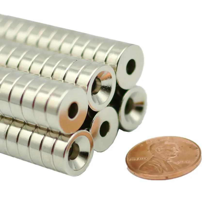 60 шт. неодимовые магниты с потайным отверстием диаметр 12 мм|countersunk magnet|permanent magnetrare
