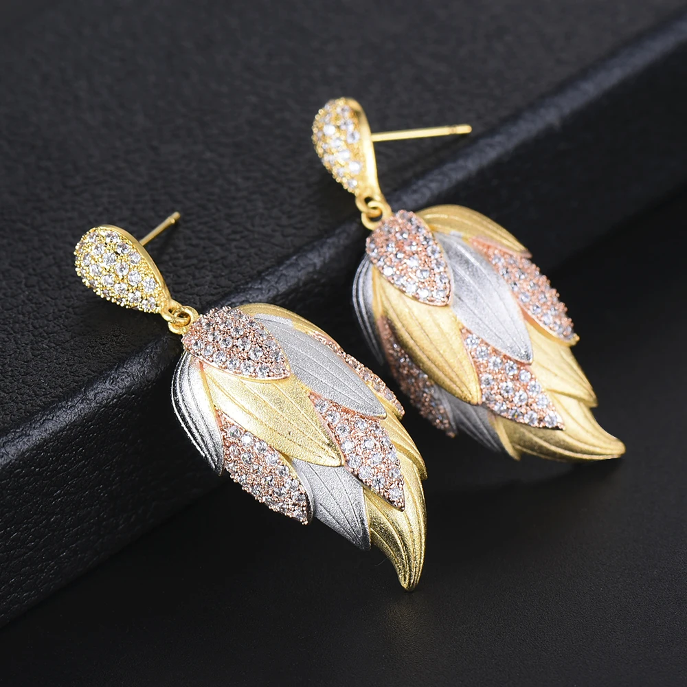 GODKI 44mm Luxury Feather Vintage Dangle Earrings for Women Wedding Full Micro CZ Cubic Zircon Bohemia Hot Drop Earring 2019
GODKI 44mm Luxury Feather Vintage Dangle Earrings for Women Wedding Full Micro CZ Cubic Zircon Bohemia Hot Drop Earring 2019