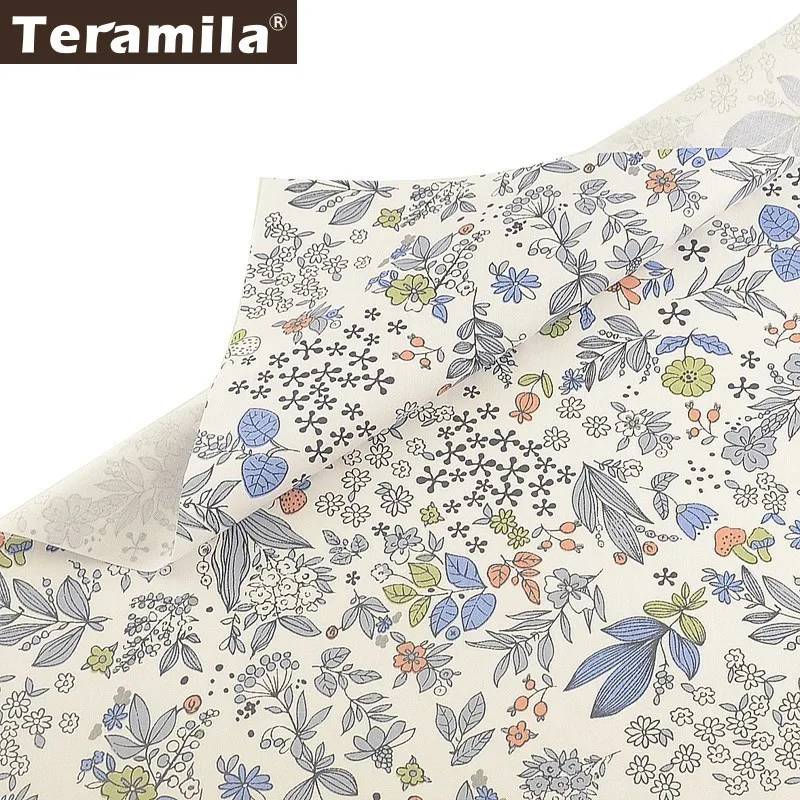 Teramila Printed Floral Fabric 100% Cotton Twill Fabric Meters Tela Algodon DIY Scrapbooking Tecido Sewing Textile Patchwrok
Teramila Printed Floral Fabric 100% Cotton Twill Fabric Meters Tela Algodon DIY Scrapbooking Tecido Sewing Textile Patchwrok