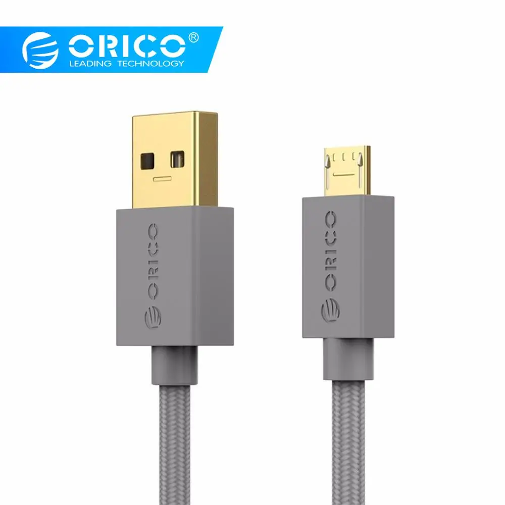 ORICO USB2.0 Date Cable Type A to Micro B 2.0 Date Transmission Fast Charging Cable For Android 0.5m/1.0m/1.5m/2.0m Black/Sliver
ORICO USB2.0 Date Cable Type A to Micro B 2.0 Date Transmission Fast Charging Cable For Android 0.5m/1.0m/1.5m/2.0m Black/Sliver