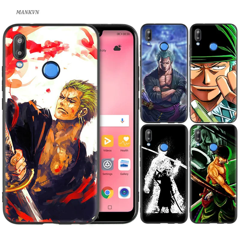 

Silicone Case Cover for Huawei P20 P10 P9 P8 Lite Pro 2017 P Smart+ 2019 Nova 3i 3E Phone Cases One Piece Roronoa Zoro