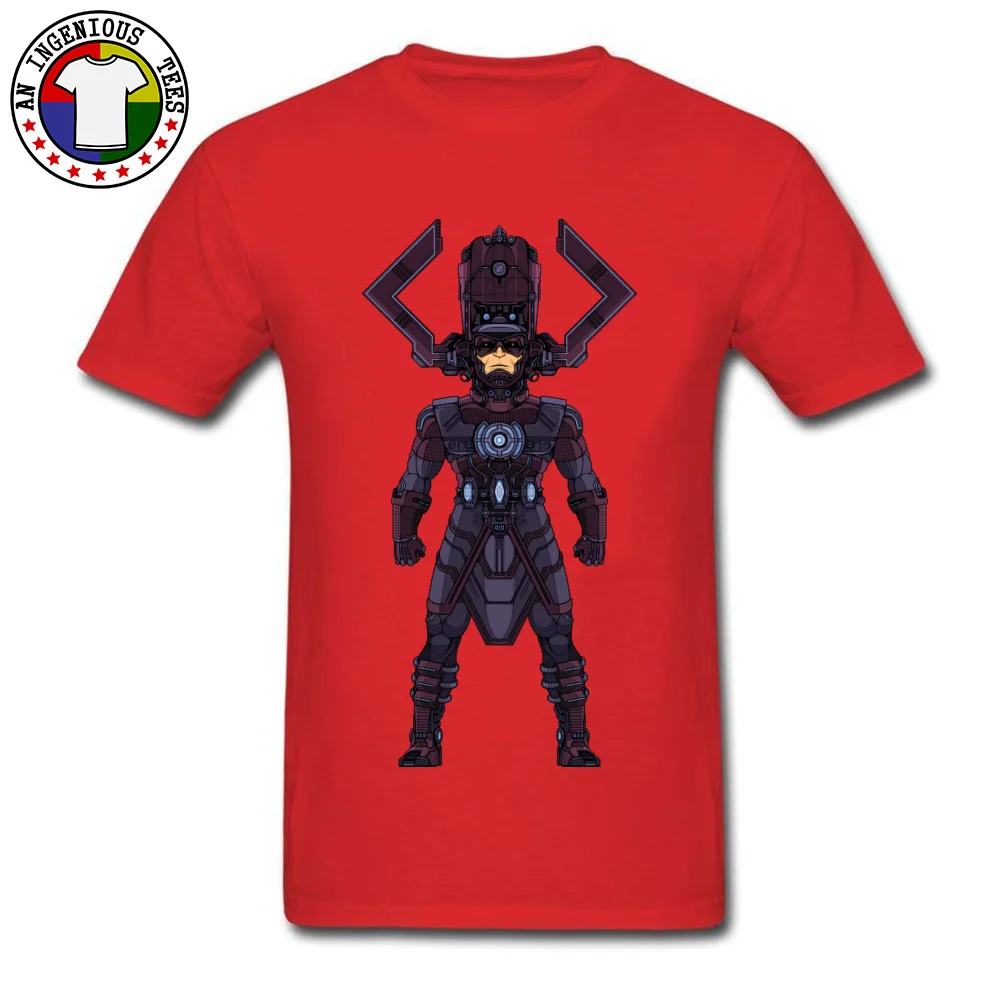 Cheap Galactus Alexmicroheroes Short Sleeve Top T-shirts Lovers Day Crewneck Pure Cotton Tops & Tees for Men Sweatshirts Geek Galactus Alexmicroheroes red