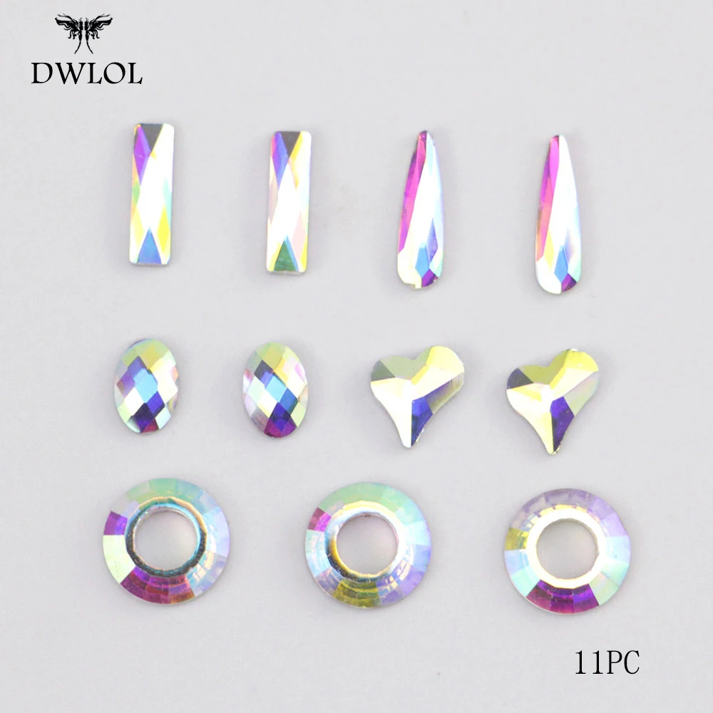 Nail Art Decoration Rhinestone Crystal Gem Stud Jewelry Accessories 3D Tips DIY Design Metal Manicure Tool Acrylic UV Gel Polish
Nail Art Decoration Rhinestone Crystal Gem Stud Jewelry Accessories 3D Tips DIY Design Metal Manicure Tool Acrylic UV Gel Polish