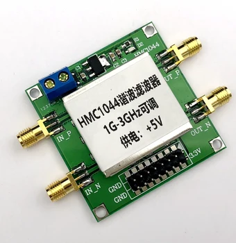 HMC1044 programmable harmonic low-pass filter Band range is 1-3 GHz 16 programming controls
HMC1044 programmable harmonic low-pass filter Band range is 1-3 GHz 16 programming controls