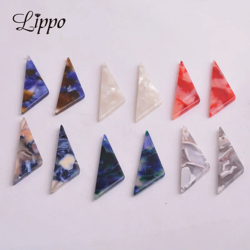 24pcs Acetate Slabs Ceometric Charms Acetic Acid Triangle Pendants Earrings For DIY Jewelry
24pcs Acetate Slabs Ceometric Charms Acetic Acid Triangle Pendants Earrings For DIY Jewelry