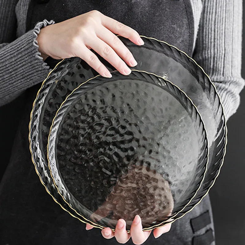KINGLANG Nordic ins phnom penh glass dinner plate fruit plate cake family plate western style steak tableware
KINGLANG Nordic ins phnom penh glass dinner plate fruit plate cake family plate western style steak tableware