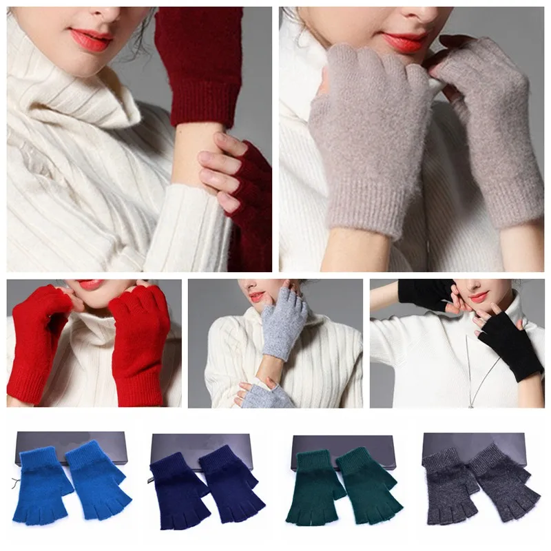 Pure Merino Wool Mens Womens Warm Half Finger Fingerless Gloves Mittens Outdoor Riding Students Writing Typing Glove JCX9049
Pure Merino Wool Mens Womens Warm Half Finger Fingerless Gloves Mittens Outdoor Riding Students Writing Typing Glove JCX9049