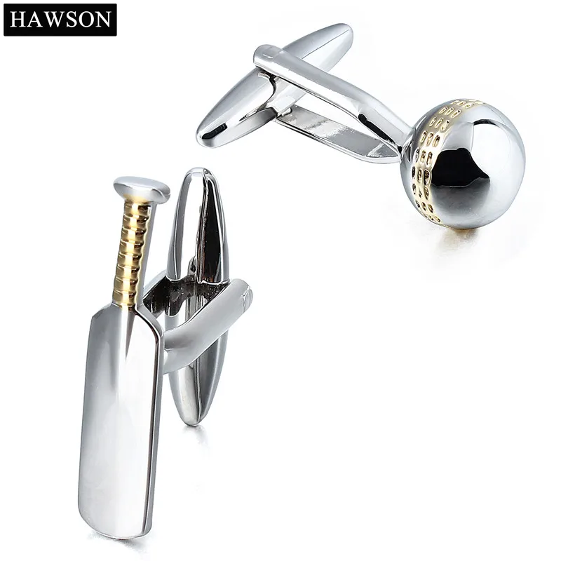 HAWSON High Quality Cricket Cufflinks For Sportsman Polished Mens Metal Cuff links with Free Box
HAWSON High Quality Cricket Cufflinks For Sportsman Polished Mens Metal Cuff links with Free Box