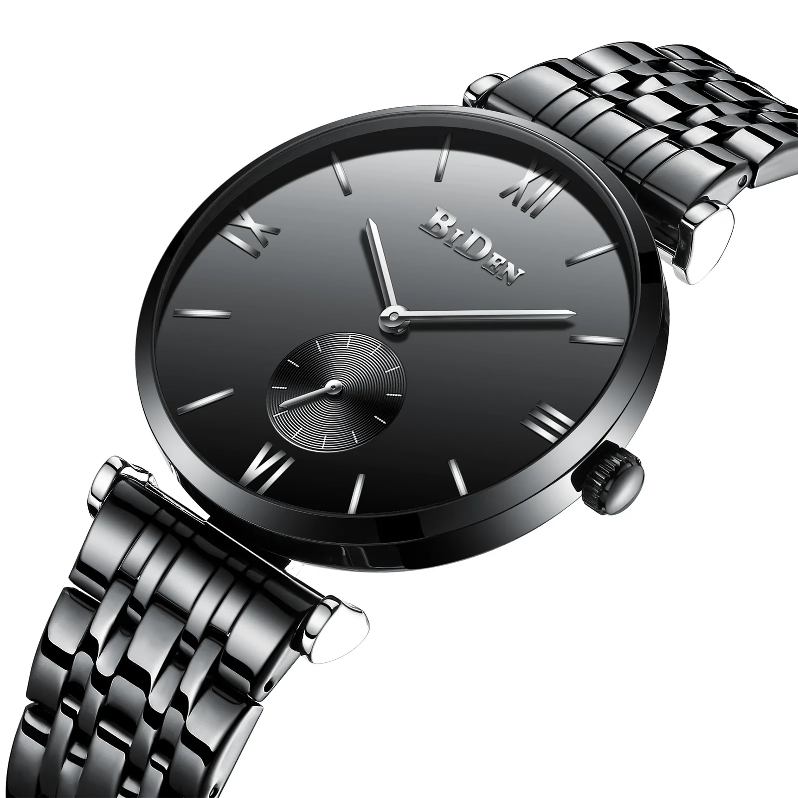 BIDEN brand man watches stainless steel luxury black quartz mens wristwatches waterproof casual male clocks Citizen movement
BIDEN brand man watches stainless steel luxury black quartz mens wristwatches waterproof casual male clocks Citizen movement